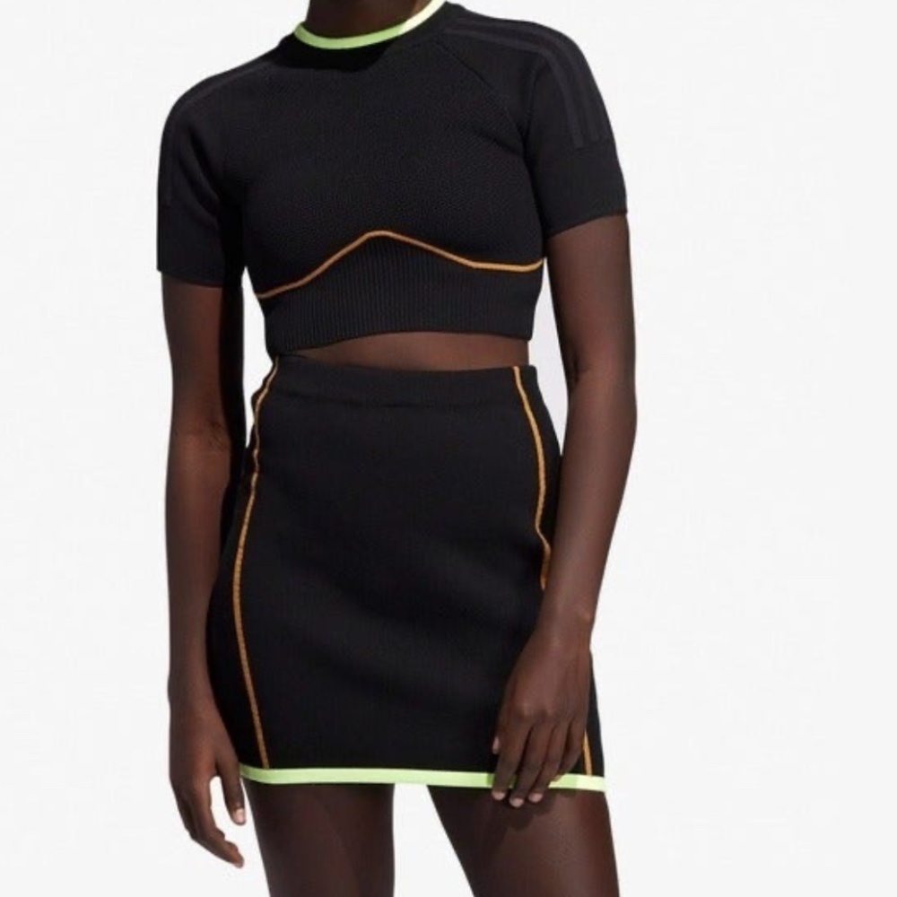 Adidas Ivy Park Crop Top and Skirt